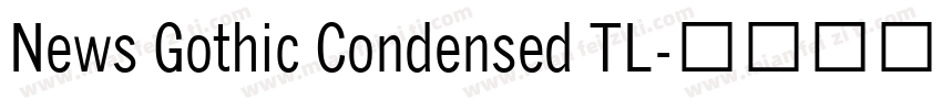 News Gothic Condensed TL字体转换